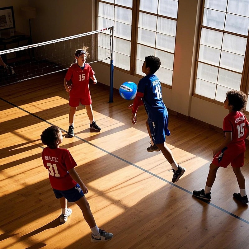 NBSPT Volleyball Training Practice Standard Size Soft Leather Indoor Outdoor Playground Sand Beach Coach Beginners Come with Pump and Needle - Image 5